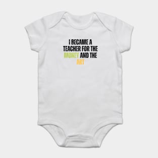 Funny Art teacher Baby Bodysuit